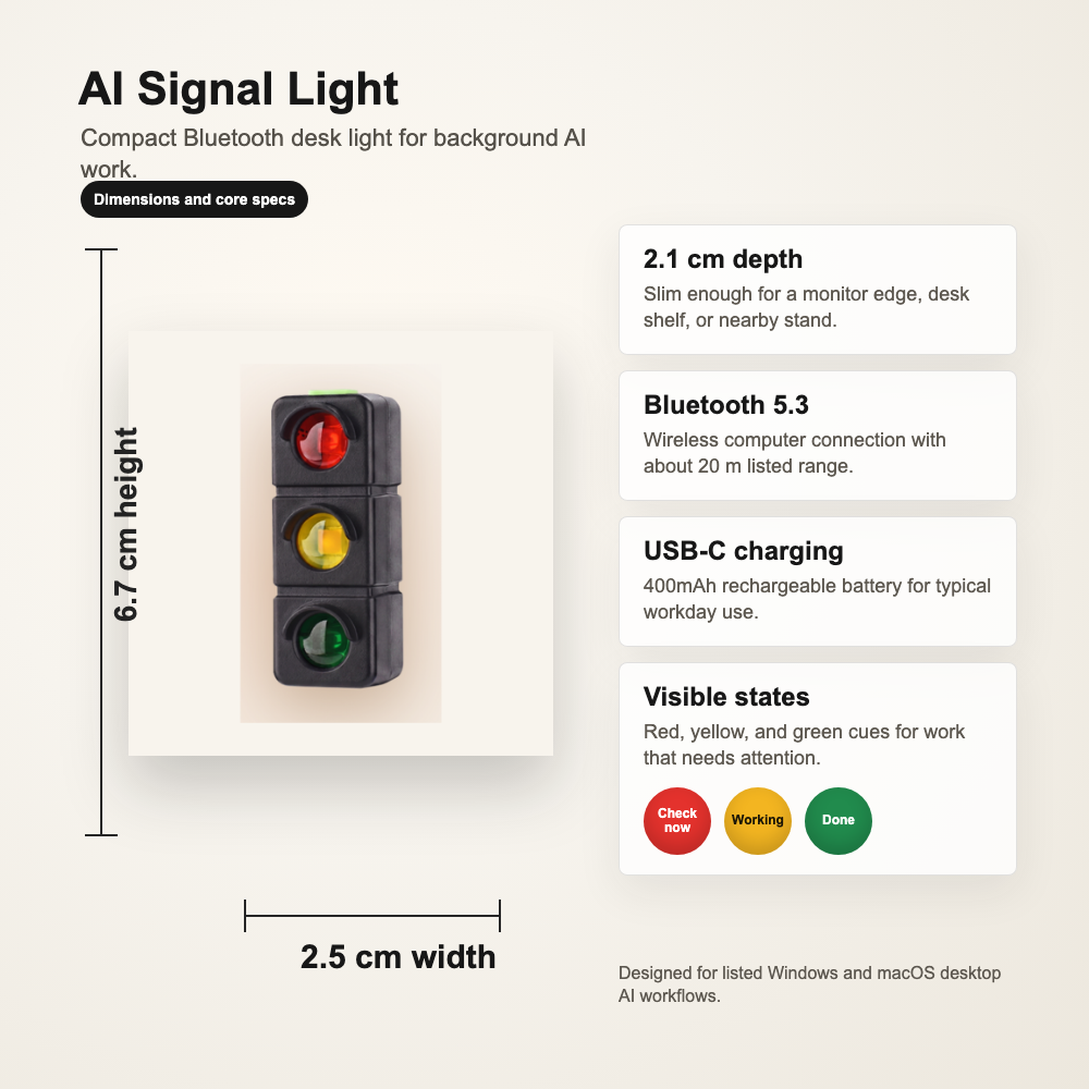 AI Signal Light workflow detail